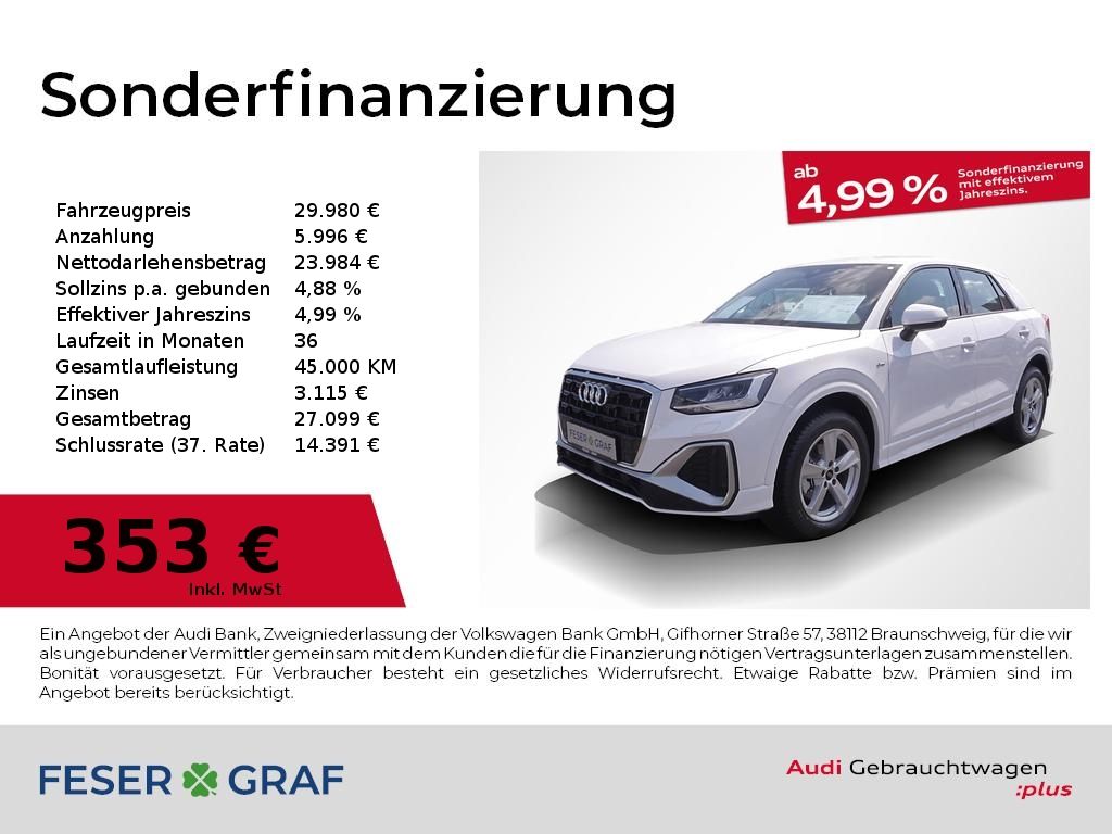 Audi Q2 S line 30 TFSI 85kW 6-Gang LED el. Heckklappe