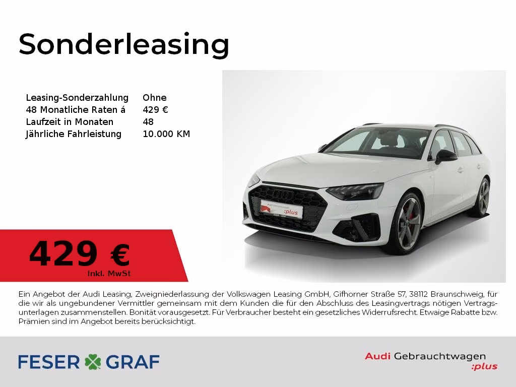 Audi A4 Avant S line 40 TFSI S tronic AHK/Matrix/Navi
