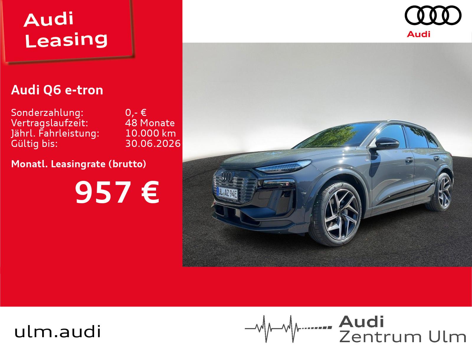 Audi Q6 e-tron qu S-Line Black 21 AHK B&O TECH PRO