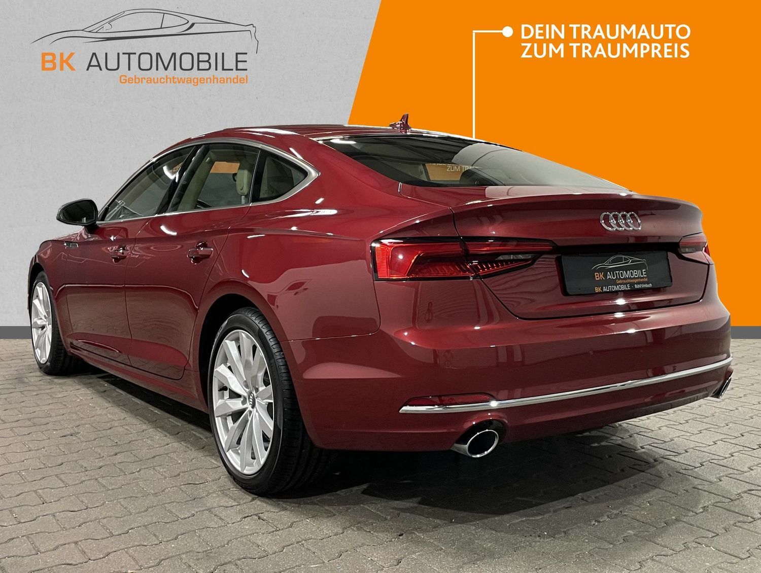 Fahrzeugabbildung Audi A5 Sportback design #Matrix#Virtual#Leder