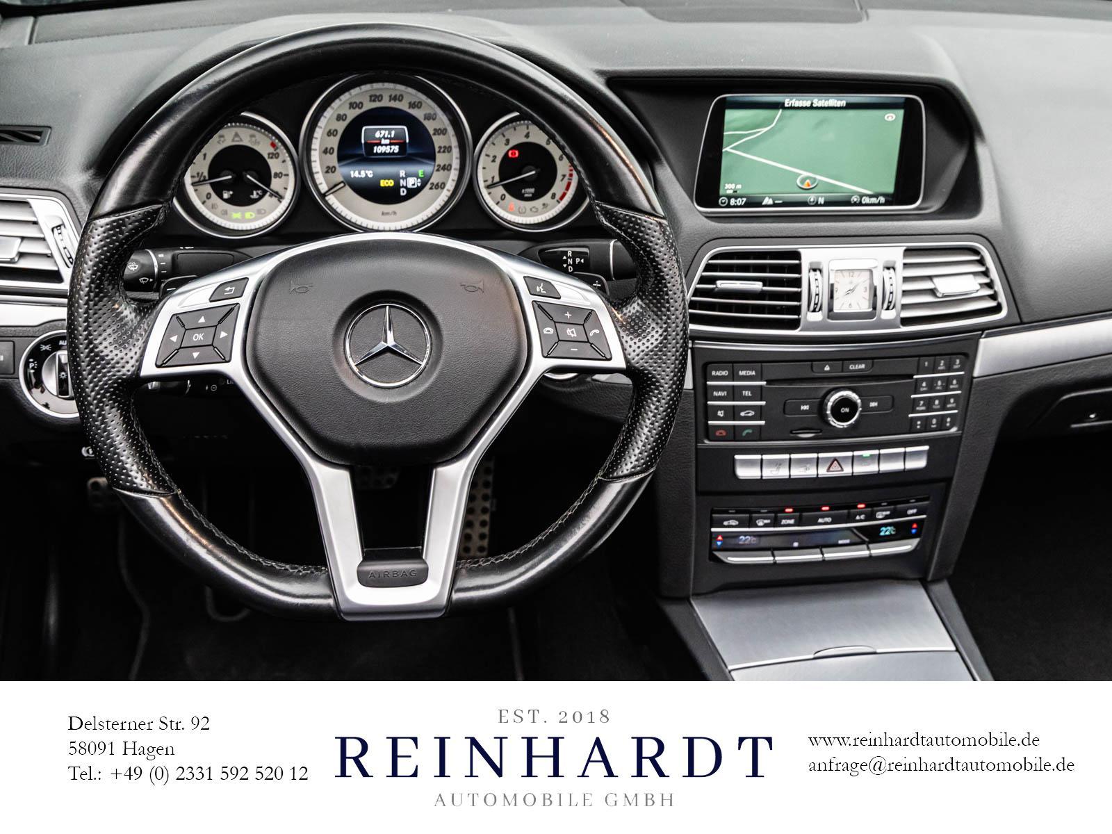 Mercedes-Benz E 200 CGi CABRIO AMG LINE TEMPOMAT/eSITZE/GARMIN