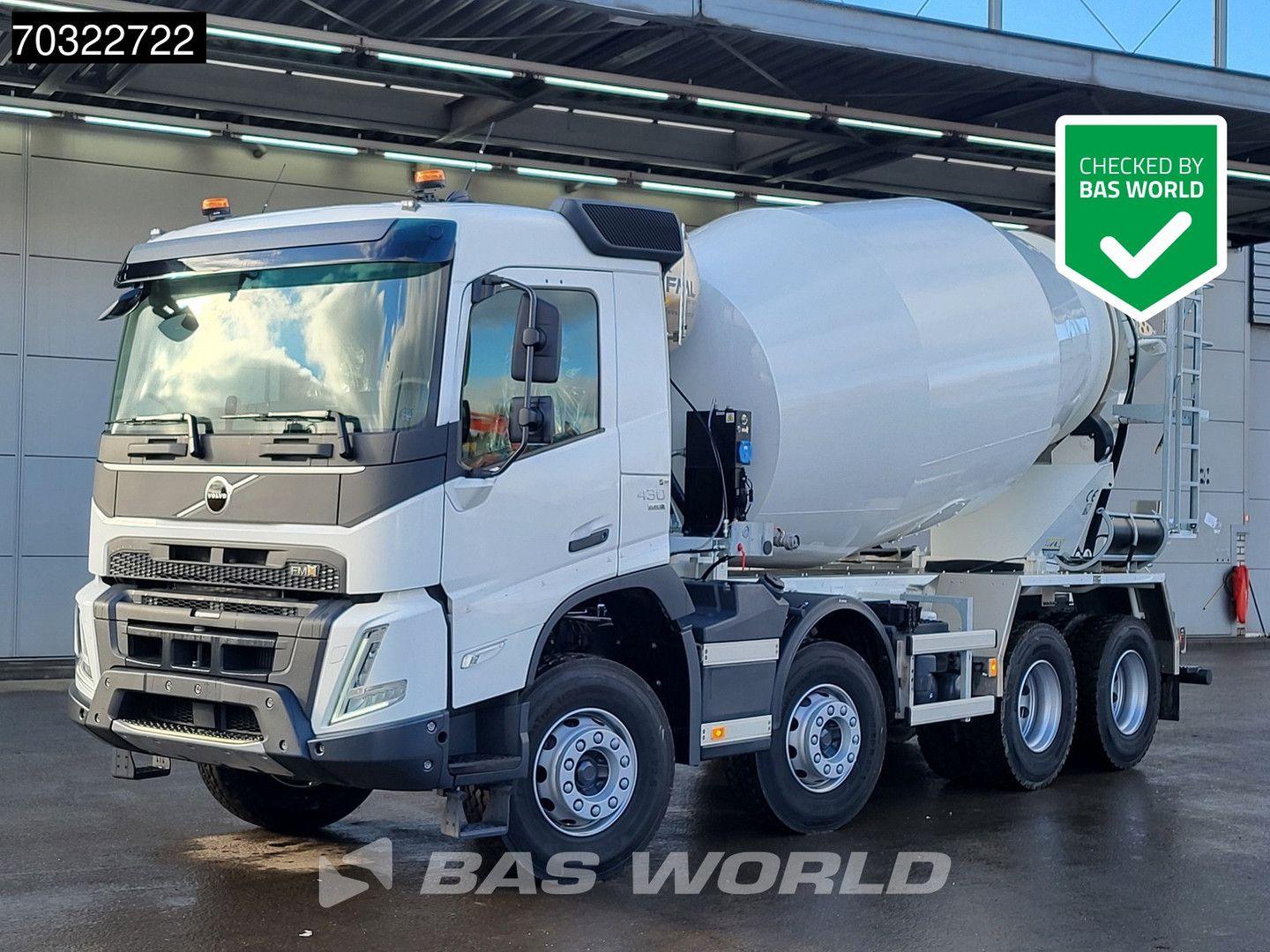 Volvo FMX 430 FMX 8X4 NEW! 10m3 Mixer Steel suspension