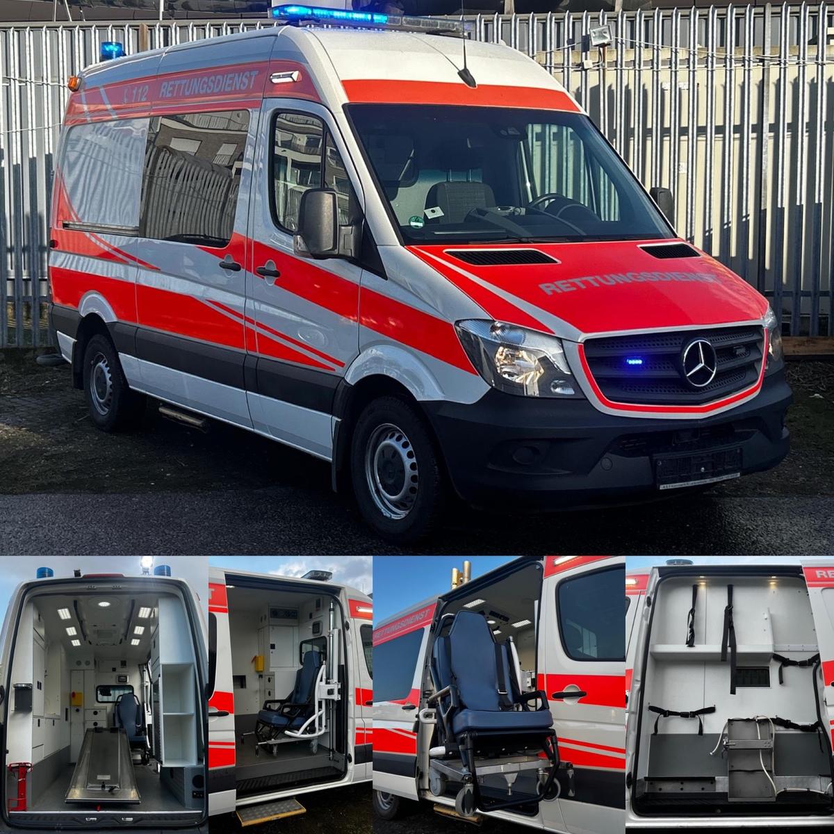 Mercedes-Benz Sprinter 316 HospiMobil/Trage-Ladelift/Euro6/$25