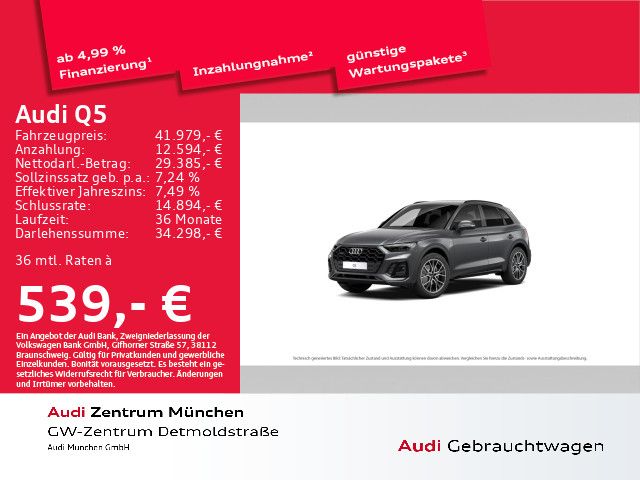 Audi Q5 45 TFSI qu. S tronic S line StdHzg/B&O/AHK/Ma