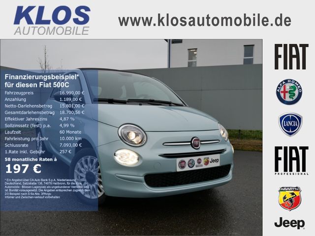 Fiat 500C 1.0 GSE HYBRID 70PS APPLE CARPLAY ALU