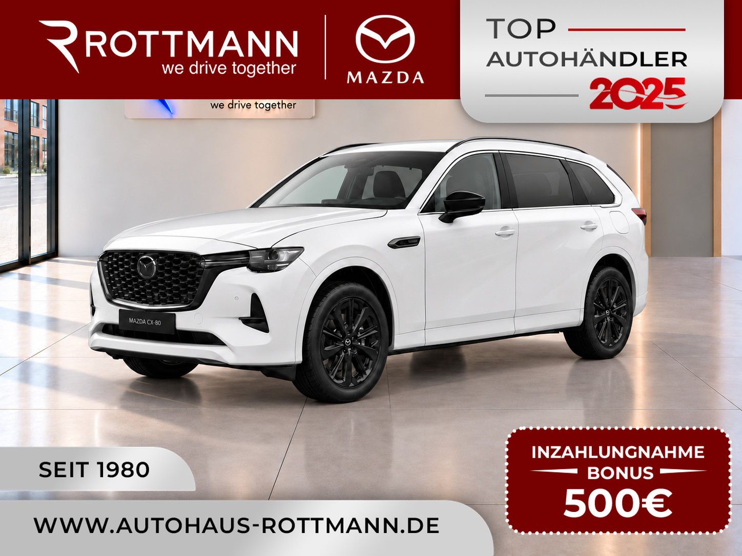 Mazda CX-80 Plug-In 327ps Aut. PHEV AWD Homura Plus