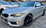BMW 220 2 Cabrio 220i-XENON-LEDER-LED-NAVI-TEMPO - silberne BMW 220