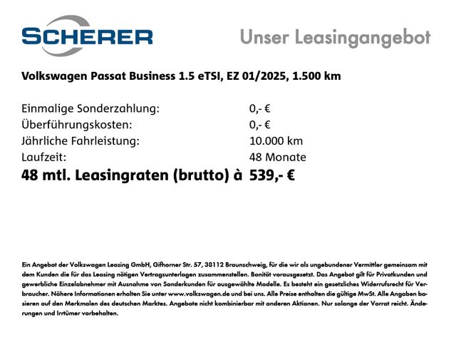 Volkswagen Passat Business 1,5 l eTSI OPF OPF 110 kW (150(1