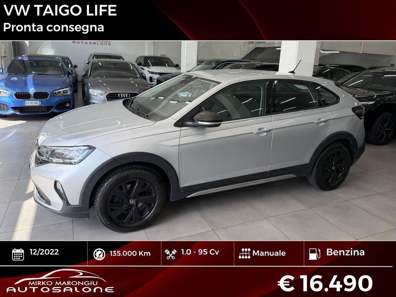 Other VW Taigo 1.0 TSI 95 CV Life FINANZIABILE