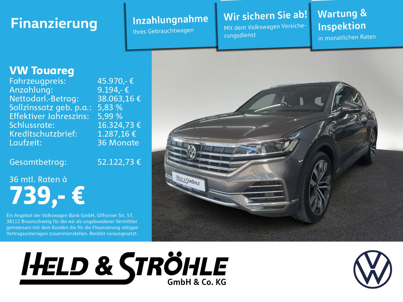 Volkswagen Touareg Elegance V6 eHybrid 4M PANO LUFT 360°KAM foto 1