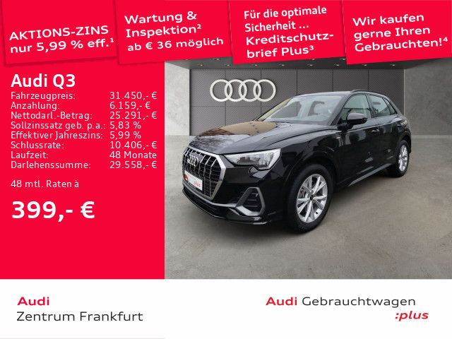 Audi Q3 45 TFSI e S tronic S line LED VC DAB Tempomat