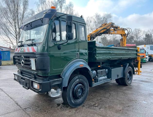 Mercedes-Benz 1824 SK AK*4X4* BLATT/BLATT KRAN ATLAS GREIFER