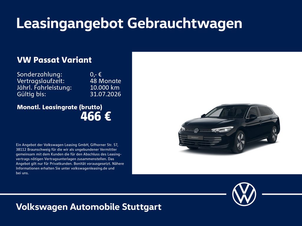 Passat Variant Business 1.5 eTSI DSG Pano Kamera