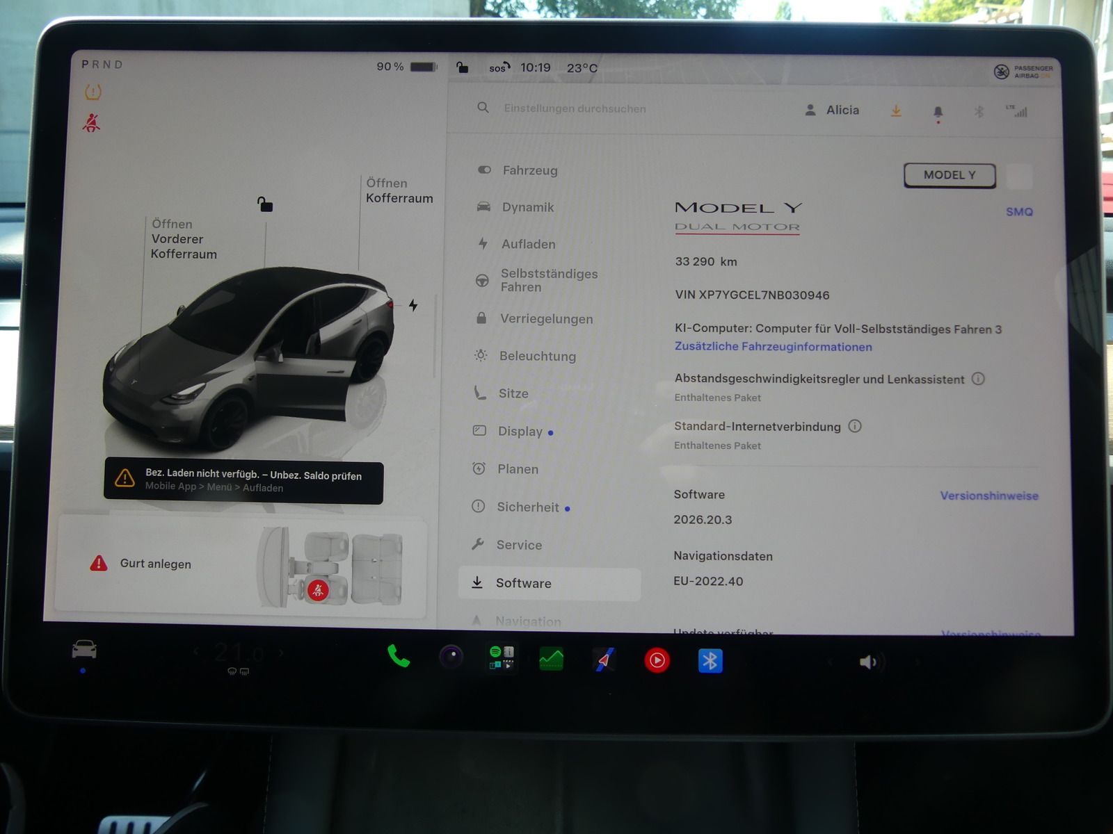 Tesla Model 3 Performance Dual AWD LED/AUTOPILOT/4xSHZ foto 16