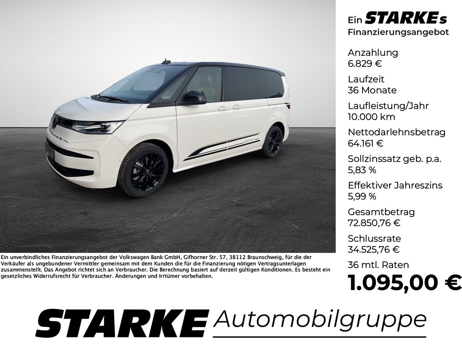 Volkswagen T7 Multivan 1.5 TSI ehybrid 4motion DSG Edition 