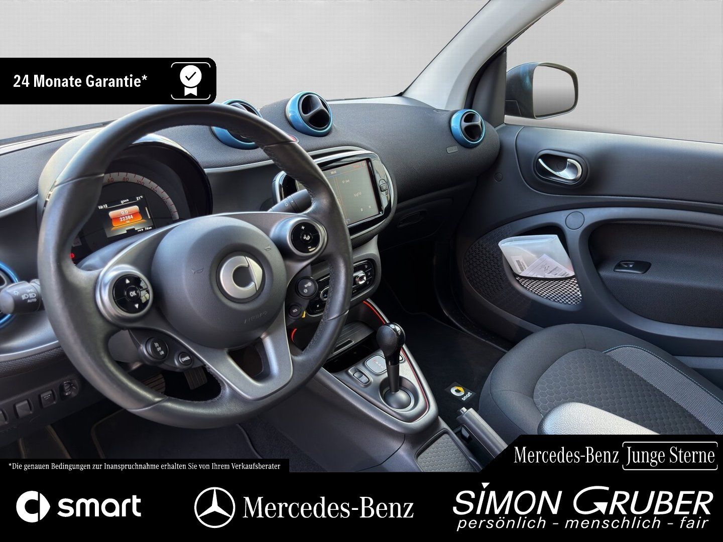 Fahrzeugabbildung Smart fortwo EQ Cabrio Exclusive Winter Voll-LED 22KW