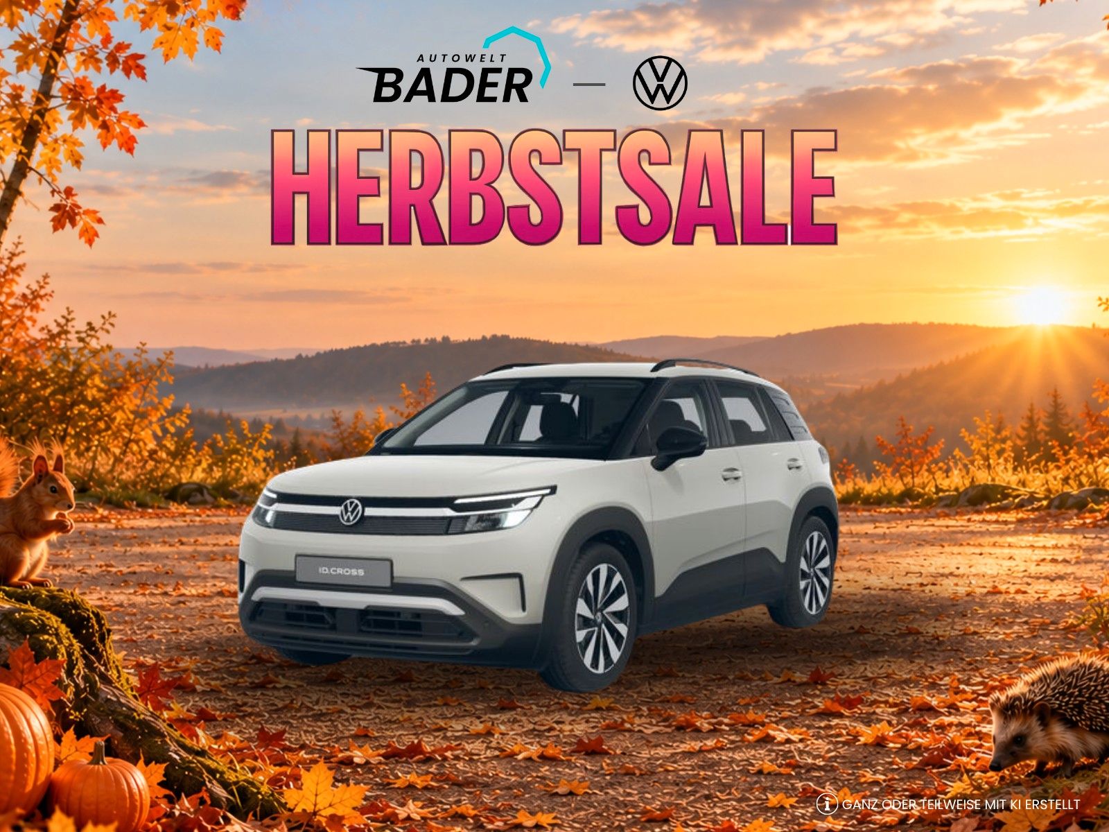 Volkswagen ID. Cross Life "Herbst-Sale" AUTOWELT-BADER!
