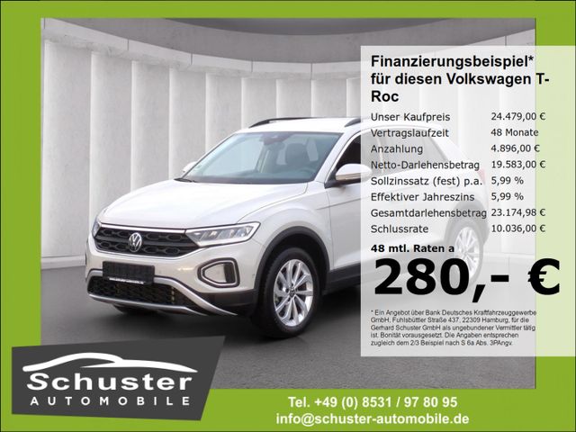 Volkswagen T-Roc Life 1.5TSI*DSG AHK LED Navi VKZ-Erk 17*