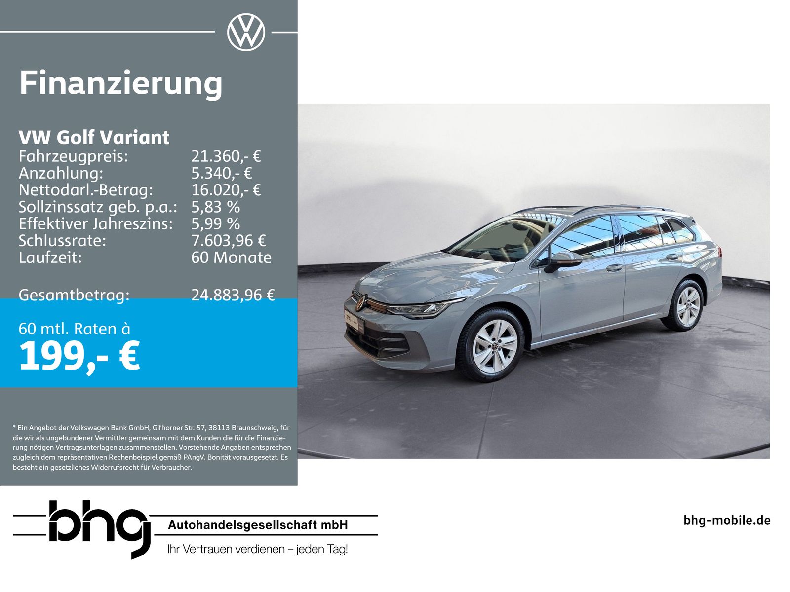 Volkswagen Golf Variant Life 1.5 TSI *HEAD-UP*ACC*NAVI*