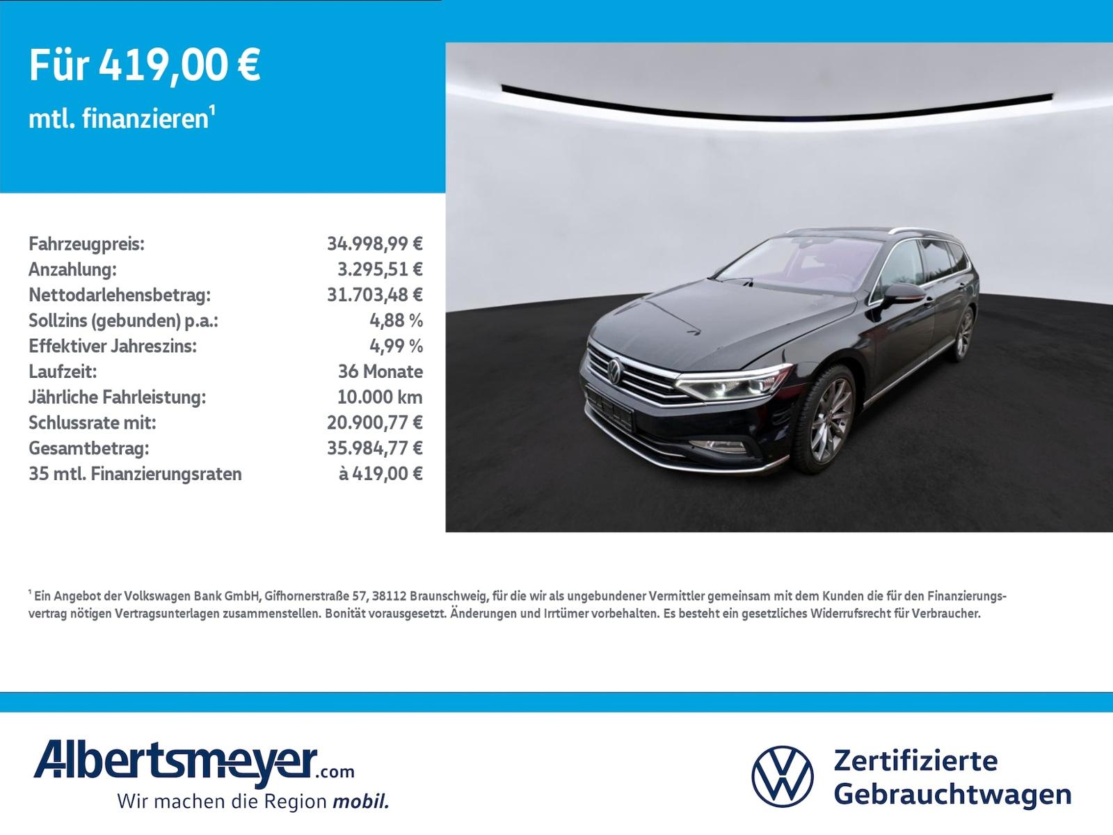 Volkswagen Passat Variant 2.0 TSI 4Motion Elegance +DSG+AHK