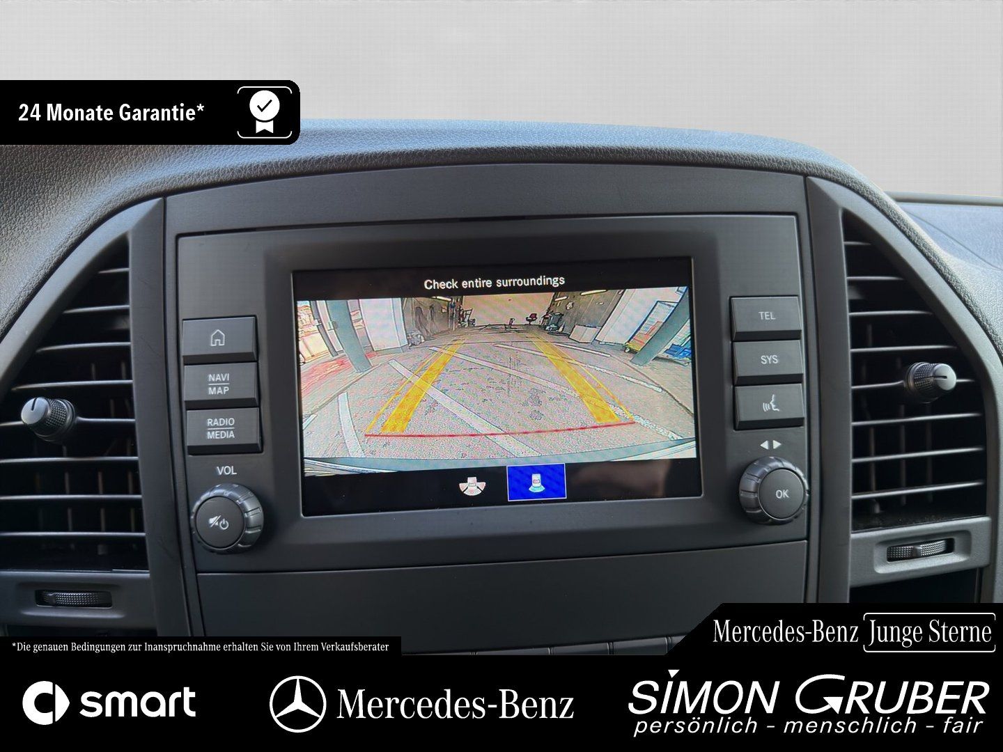 Fahrzeugabbildung Mercedes-Benz eVito 112 Kasten Lang Navi DAB Kamera 3 Sitzer