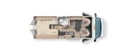 Malibu Van 640 LE RB first class - two rooms GT skyview (19/20)