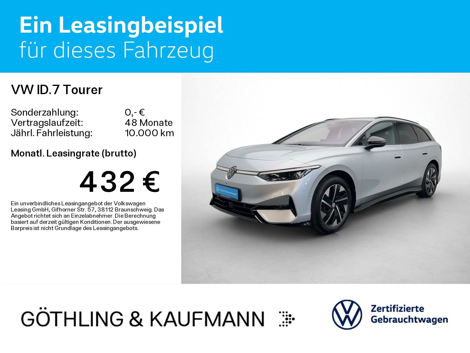 Volkswagen ID.7 Tourer Pro*82kWh*NAVI*WP*IQ.LIGHT*EL.HECK*A imagem 2