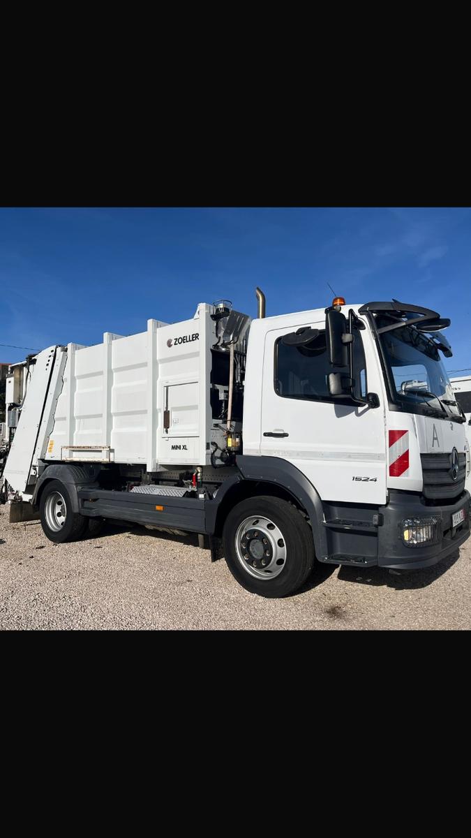 Mercedes-Benz 1524 BL Müllwagen Zöller Mini XL + 249 Lifter