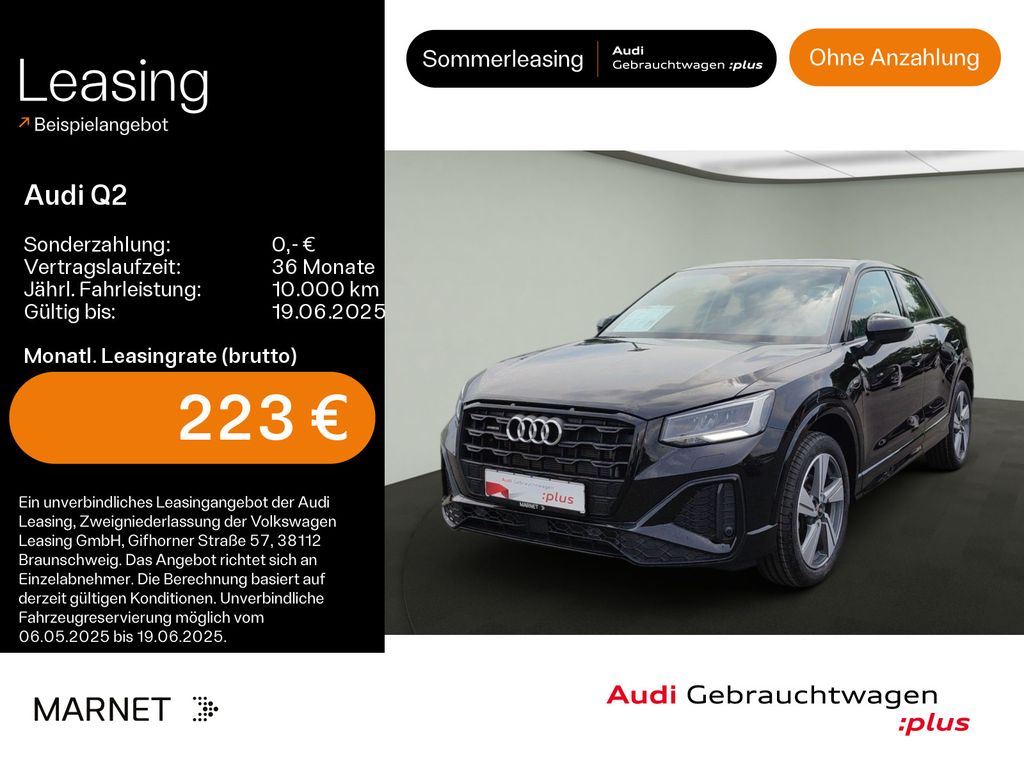 Audi Q2 S line 40 TFSI quattro*Navi*LED*Alu*PDC*Virtu