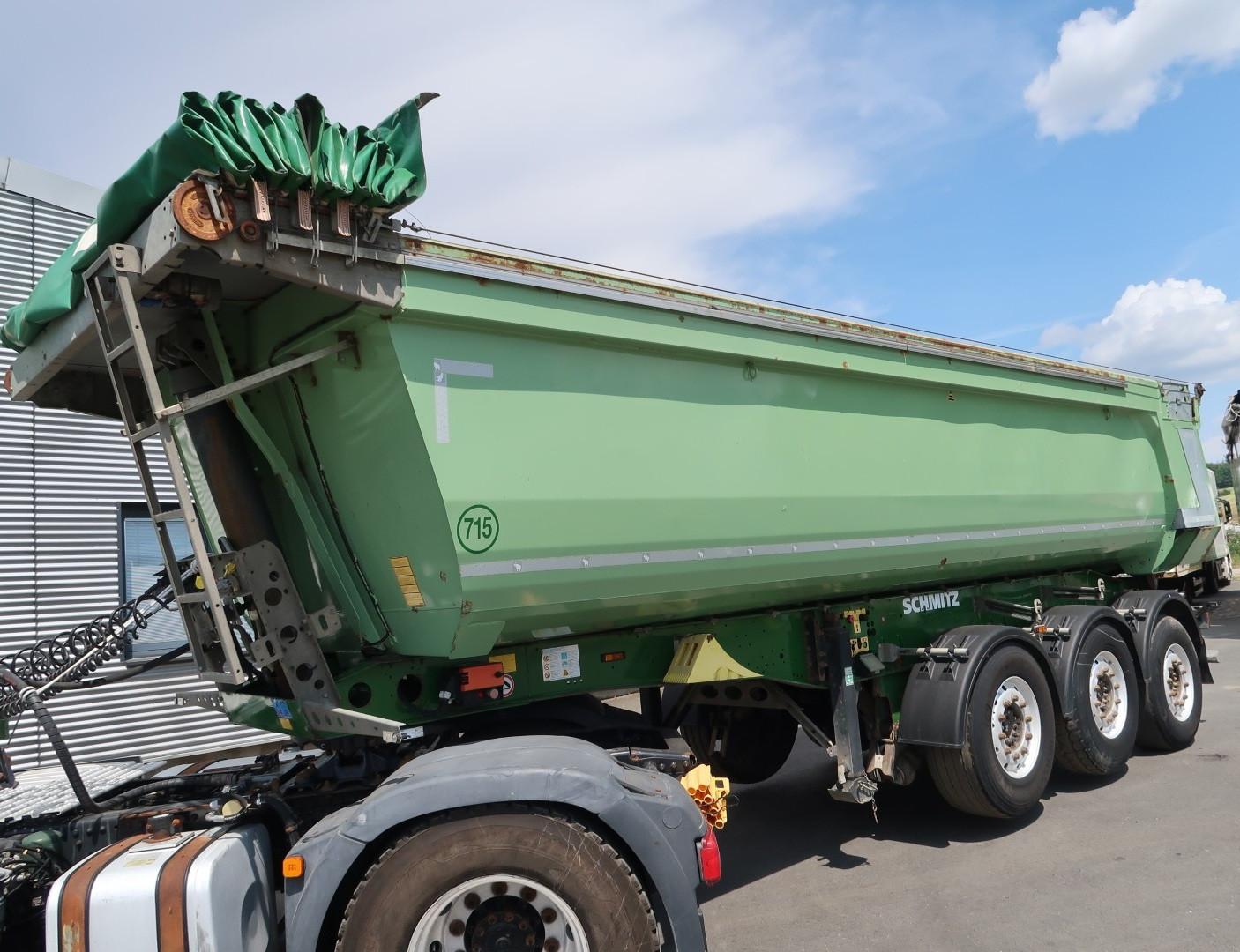 Schmitz Cargobull SKI 24 SL 7.2 Stahlrundmulde m. hydr. Heckklappe