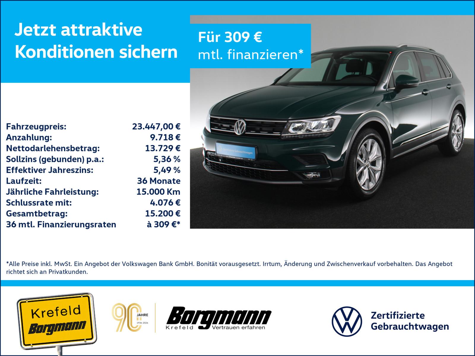Volkswagen Tiguan 1.5 TSI Highline PANO LED AID ACC NAVI