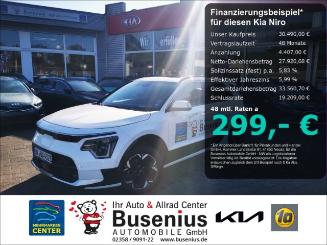 Kia Niro EV 64,8 kWh Insp+DriveWise+Tech+Pano+WP+Rel