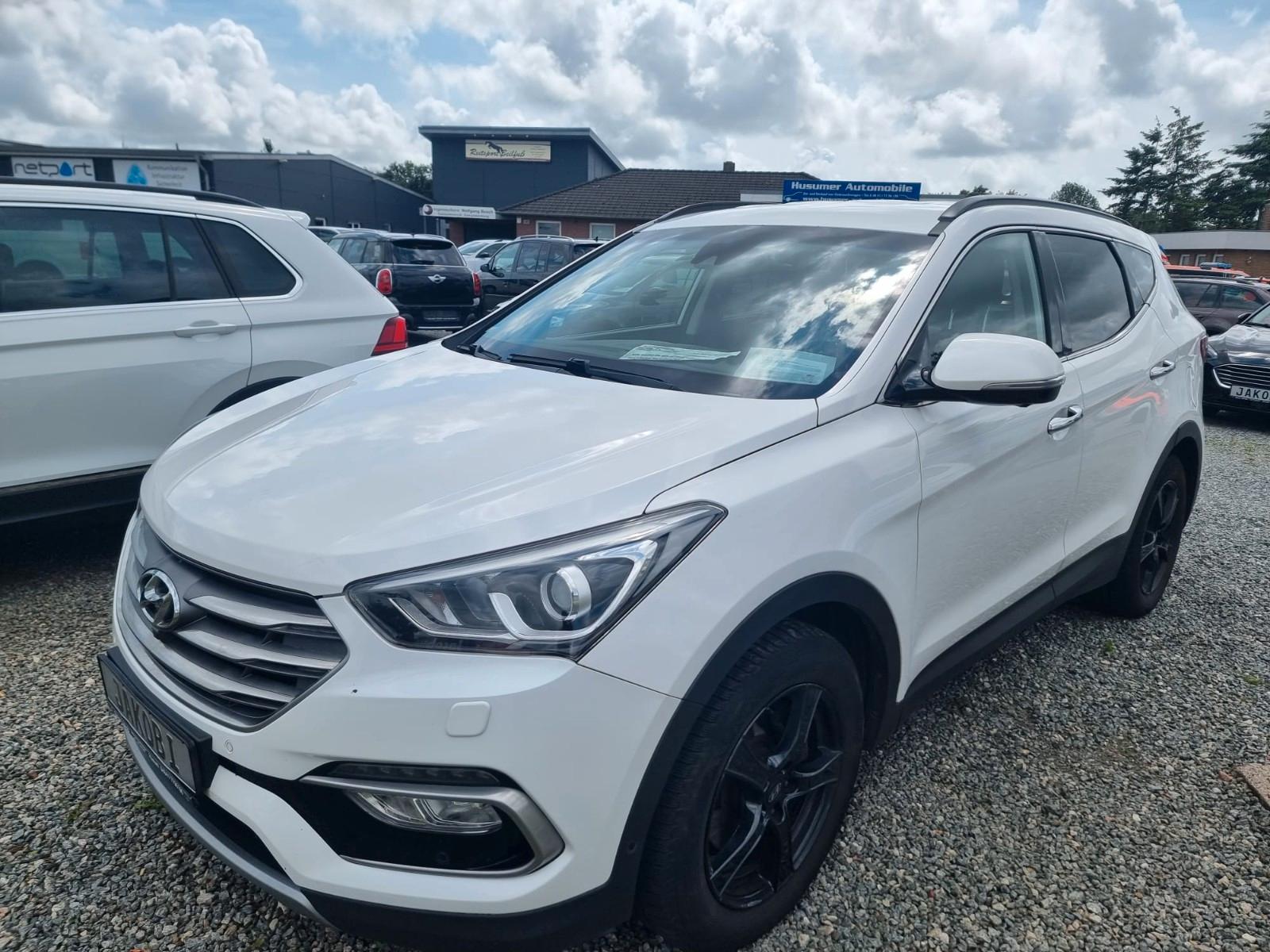 Hyundai Santa Fe blue Premium 4WD NAVI BT 360° KAMERA