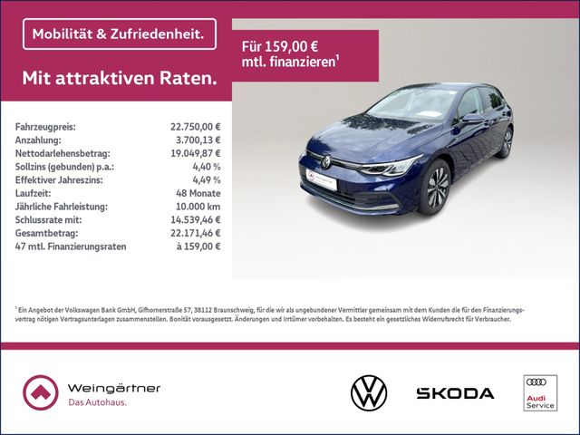 Golf VIII 1.0 TSI MOVE, ACC, Navi, LED, LightAss