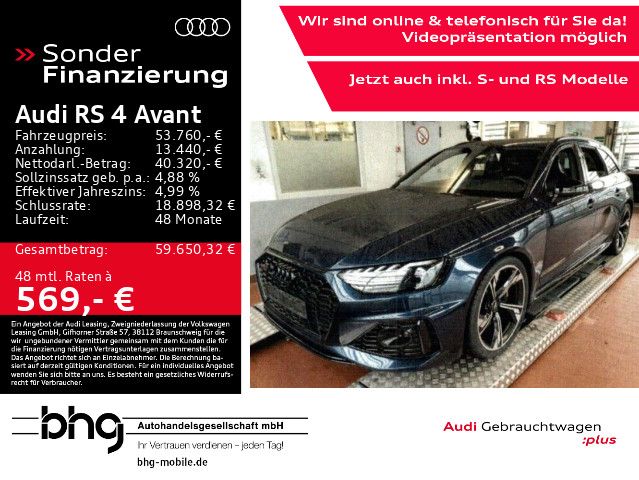 AUDI RS4 Avant 2.9 TFSI quattro Matrix/B&amp;O/Interface/