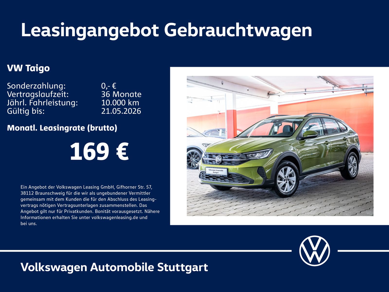 Volkswagen Taigo Life 1.0 TSI AppConnect PDC Klima LED SHZ