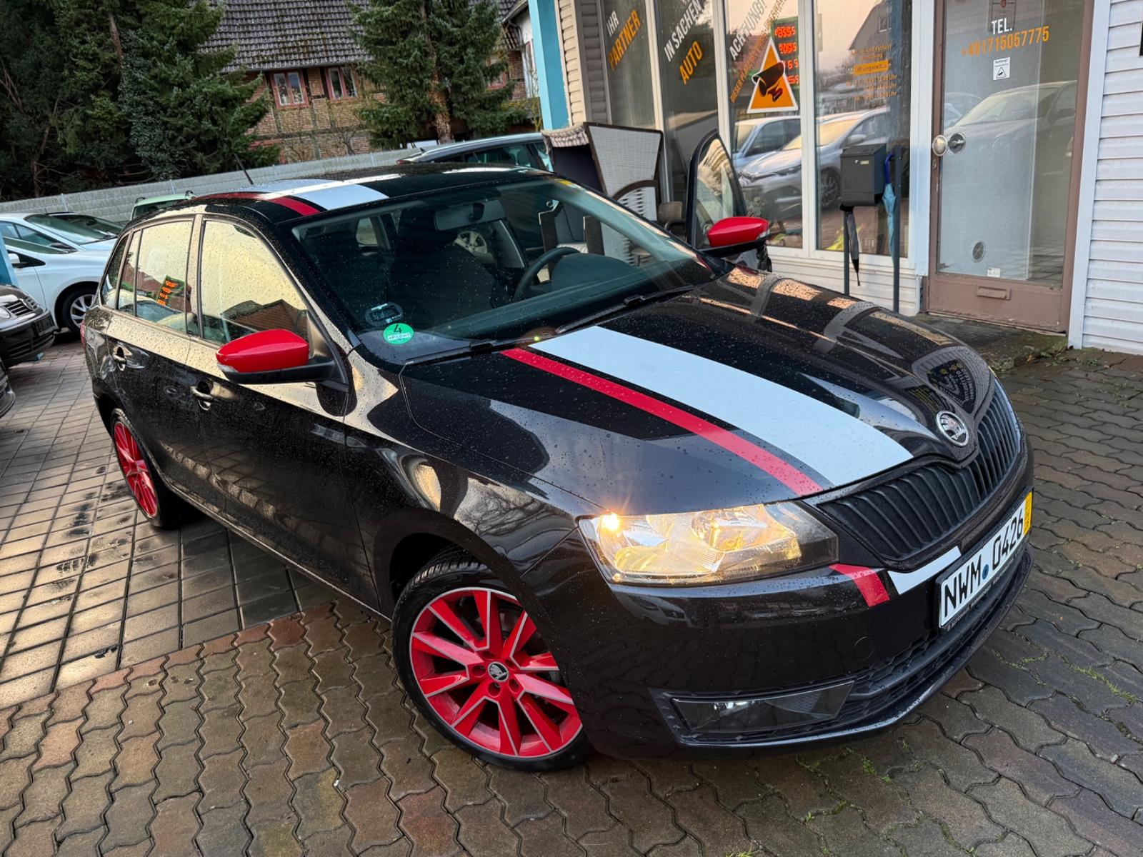 Skoda Rapid Spaceback Red & Grey TOP ZUSTAND