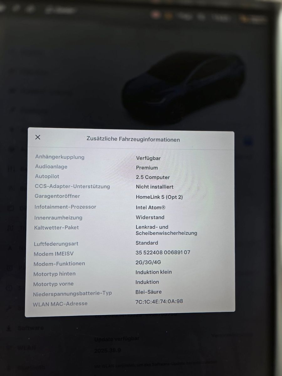 Fahrzeugabbildung Tesla Model X 100 D /AHK abnehmbar