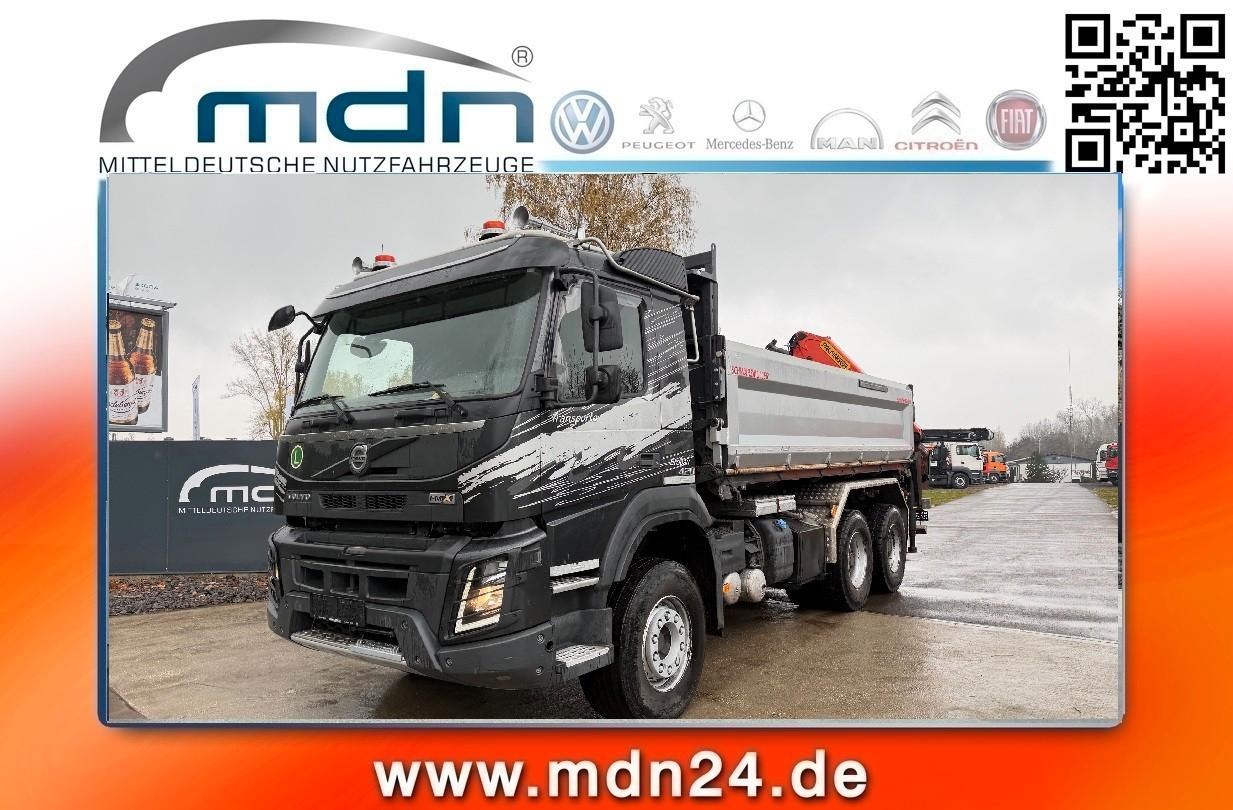 Volvo FMX 420 Kipper 6x4 Kran 18m FUNK Bordmatik