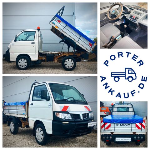 Piaggio PORTER*1.HAND*KIPPER+PLANE*TÜV 10/2025*EURO 6*