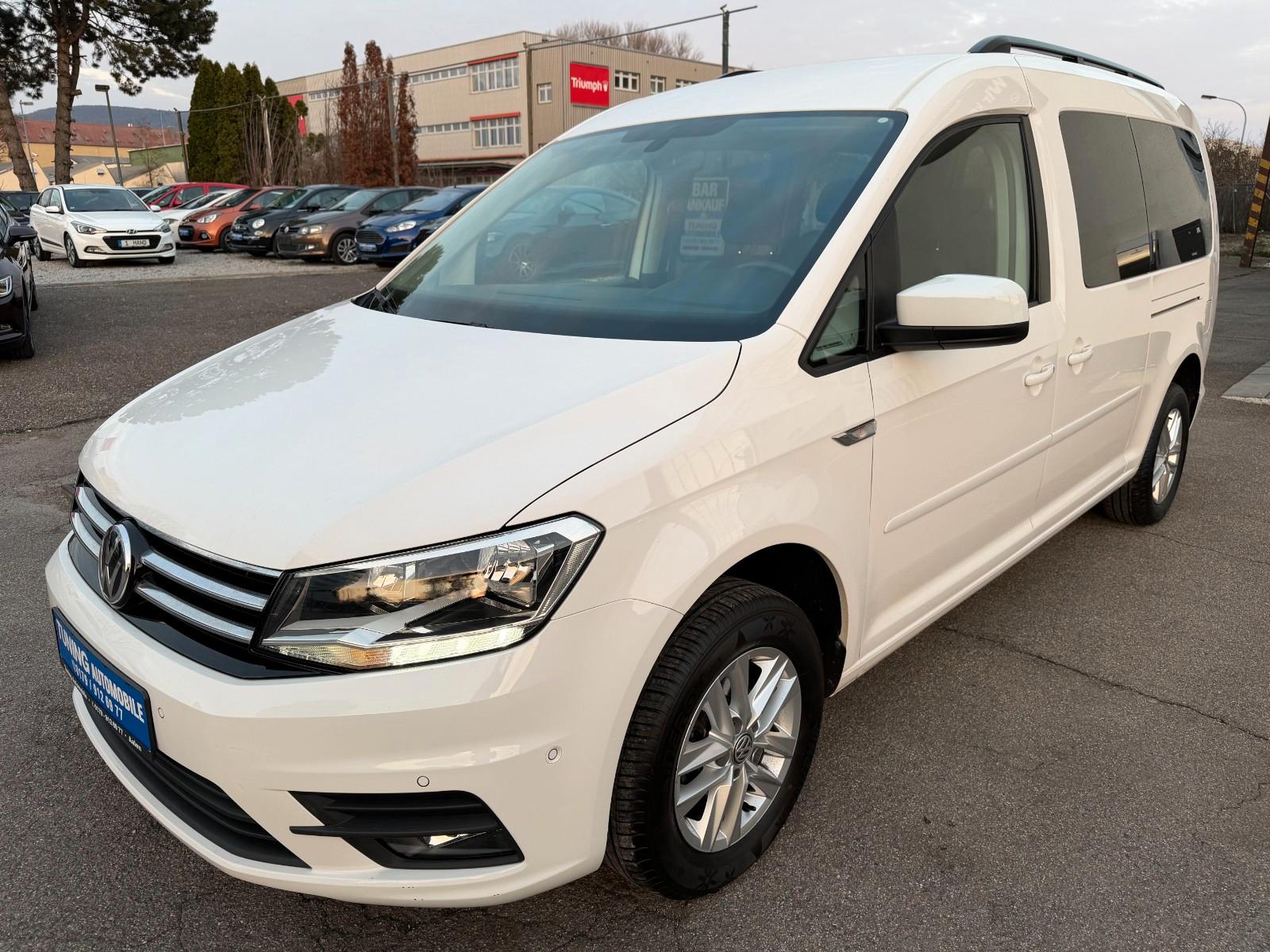 Volkswagen Caddy Maxi-7 SITZE-KLIMA-NAVI-EURO 6-TÜV NEU
