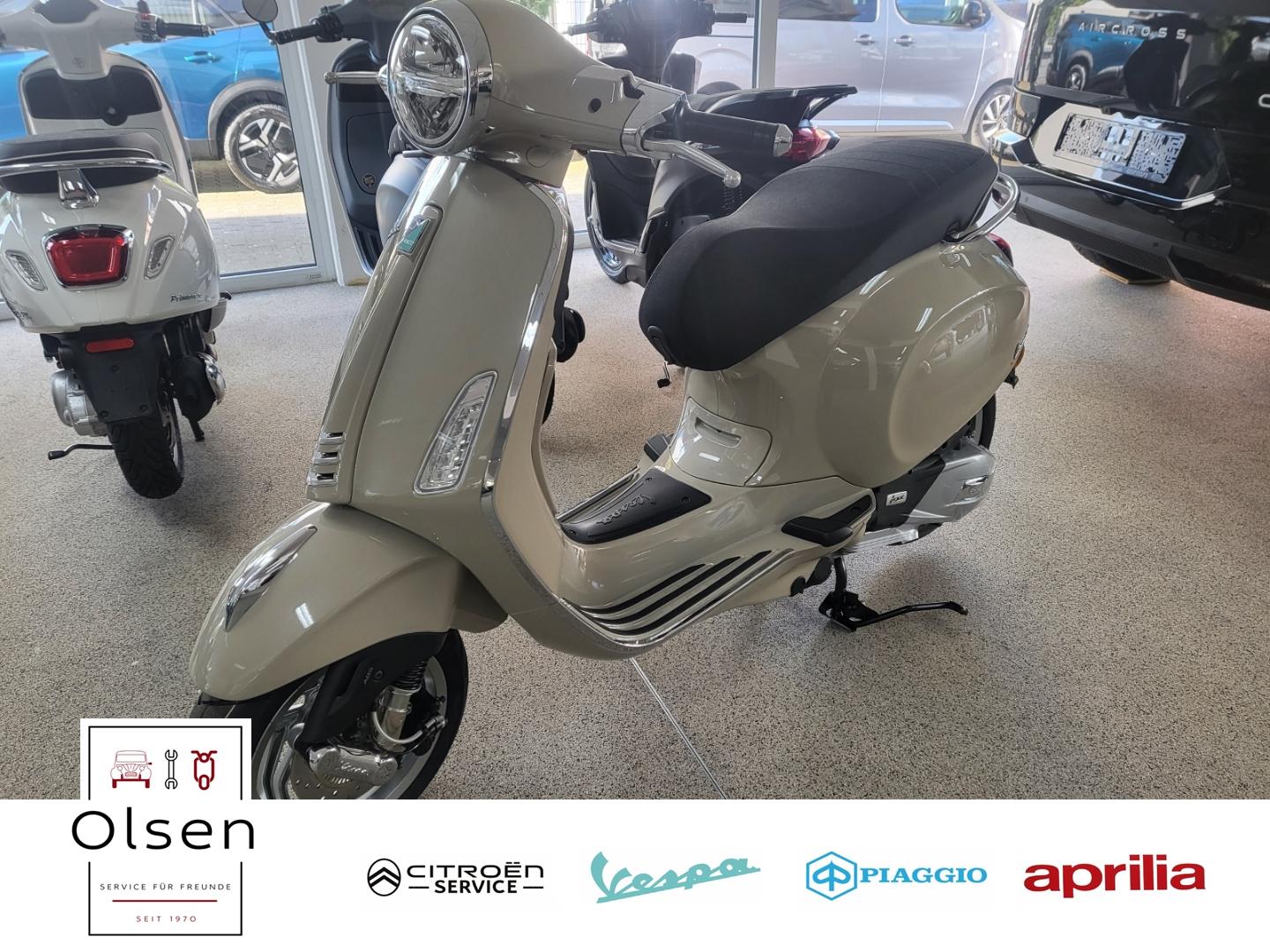 Vespa Primavera 125 RST E5+ Beige & Schwarz auf Lager