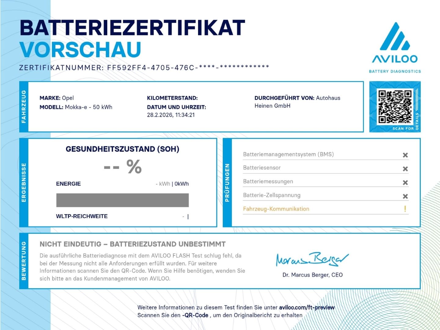 Fahrzeugabbildung Opel Mokka e GS Line Digitales Cockpit LED Apple CarP