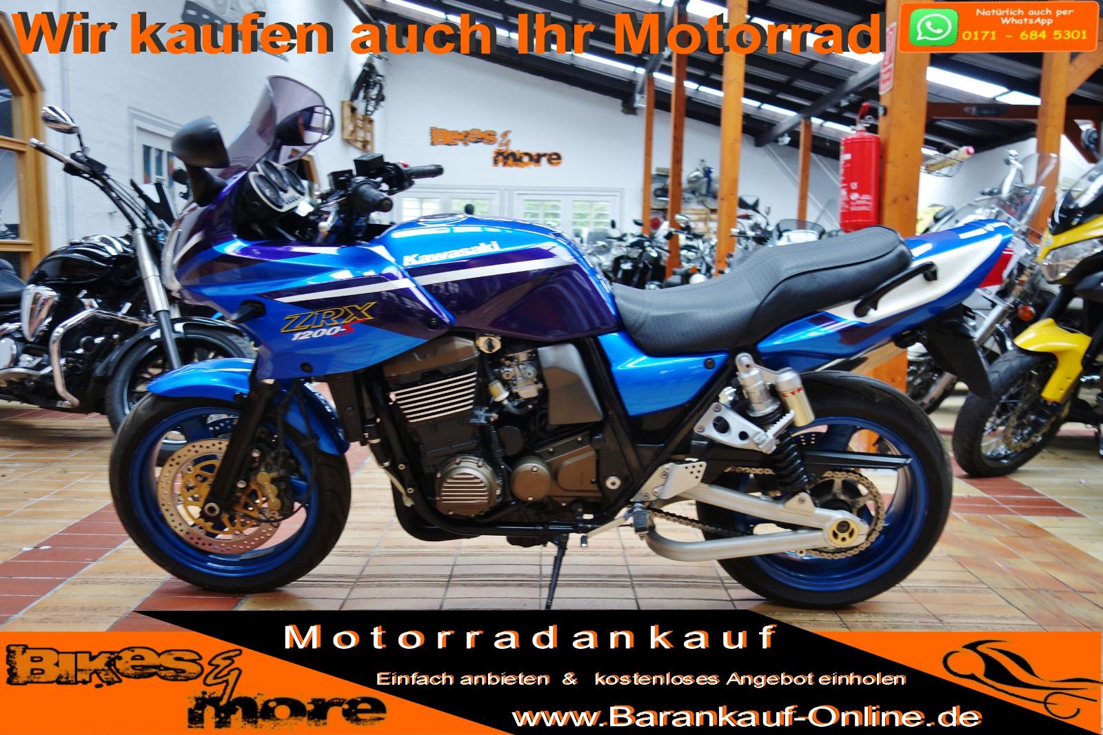 Kawasaki ZRX 1200 S+Reifen/Service/TÜV neu+Sehr gepflegt+