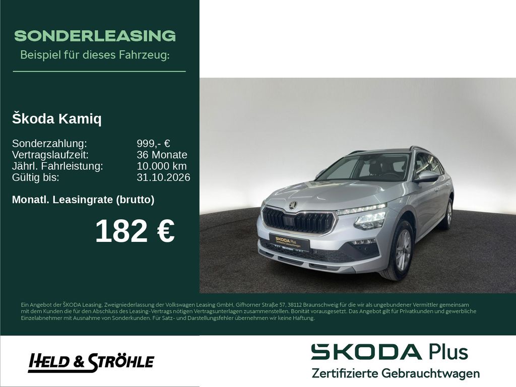 Skoda Kamiq Selection 1.5 TSI DSG LED NAV KAM PDC SHZ