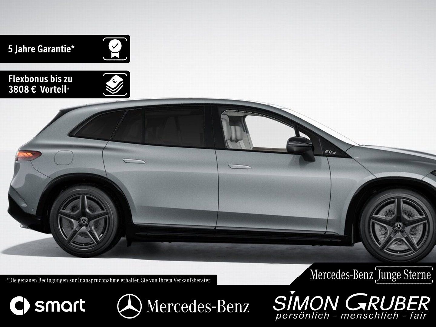 Mercedes-Benz EQS 450 4M SUV AMG Pano FOND Burme HUD DigiL AHK imagem 3