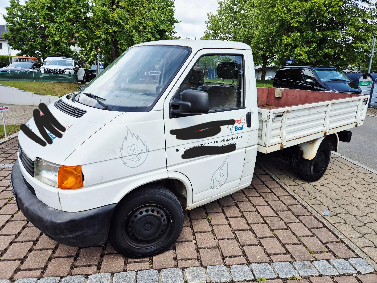 Volkswagen T4Pritsche LKW ZULASSUNG AHK 2HD TÜV NEU 08.2028