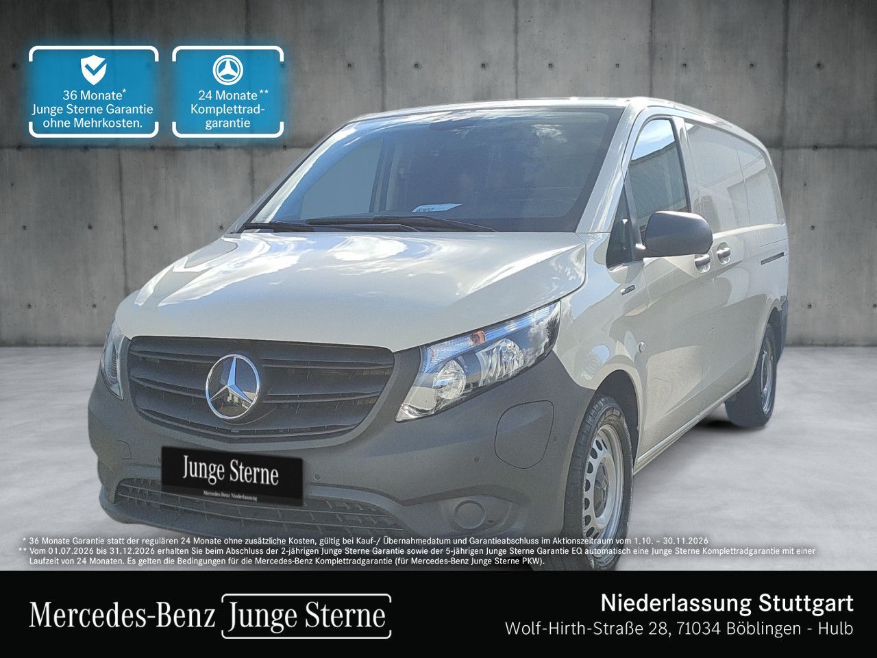 Mercedes-Benz Vito eVito 112 KA Lang Klima+Kamera+Navi+Tempo.