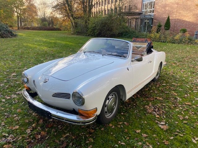 Volkswagen Karmann Ghia Cabrio, 2.Hd. dt. Auto, Pappbrief!