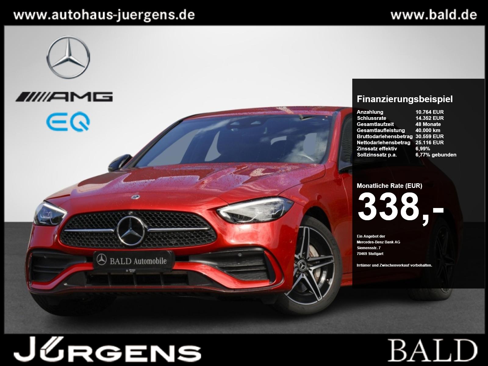 Mercedes-Benz C 300 e AMG-Sport/Distr/360/Memo/Night/Ambi/LED